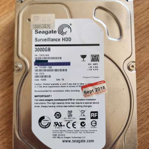 Seagate 3,5 吋 3T硬碟
