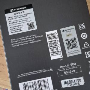 Sennheiser ie900 IE 900 99.9% New Hong Goods