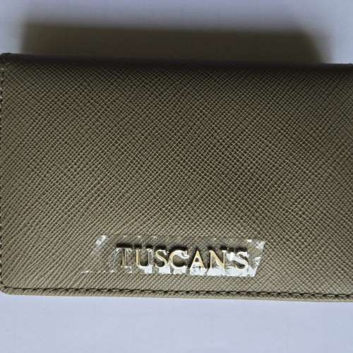 Tuscan’s 意大利名牌 皮card holder，卡片套，咭片套，散子包，散紙包，銀包仔，散...