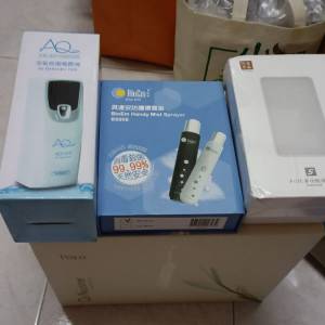 圖中所有全新消毒用品，只售$150