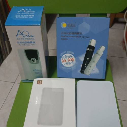 圖中所有全新消毒用品，只售$150