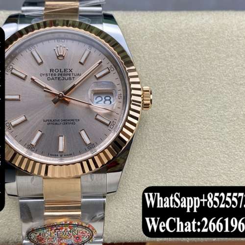 勞力士 日志型系列 m126331-0009 41mm 玫瑰金