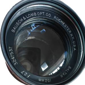 美國電影名鏡 Baltar Bausch & Lomb Opt Co. Rochester NY USA 152mm f2.7