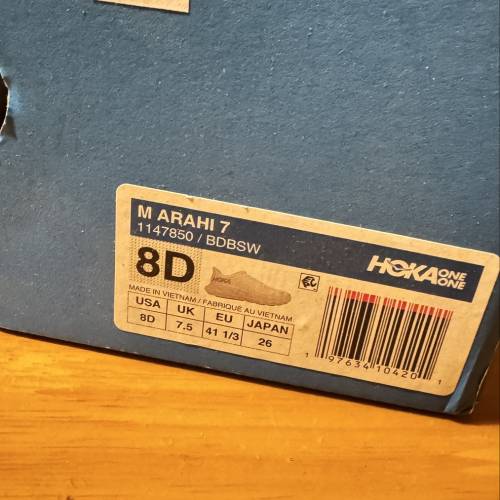 HOKA m arahi 7 女裝白色跑鞋