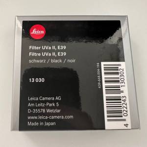 Leica E39 uva 13030 filter