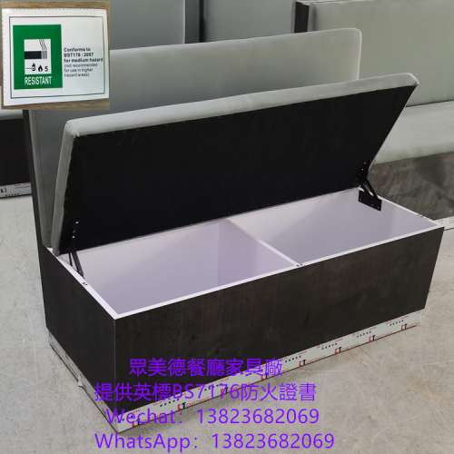 阻燃卡位梳化,卡位座椅沙發訂製,飯廳長條卡位梳化,阻燃海綿皮革梳化卡位,深圳餐廳家...