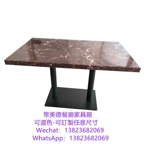 防火膠板抽屜餐桌訂製,四人位二人位餐枱訂做,港式茶餐冰室餐館桌子訂造,抽桶分隔餐...