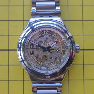 Swatch 鏤空自動機械錶