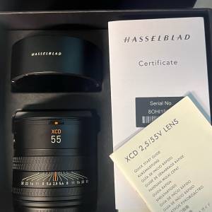 Hasselblad xcd 55mm f2.5 55v 907x x2d