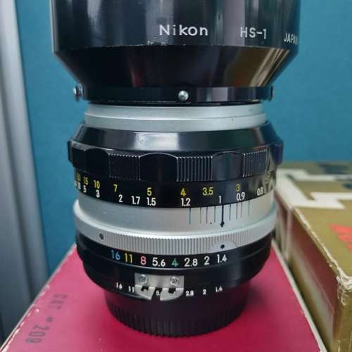 Nikkor-S Auto 50/1.4 Ai mount 連 HS-1遮光罩