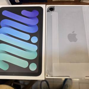 全新apple ipad mini 第7代256gb Wifi +行動綱络版灰色有apple care+保養至2027年4...