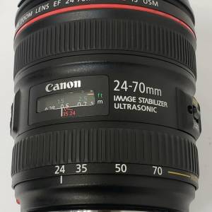 Canon EF 24-70mm f/4 L IS USM (恆定 f4 光圈 防震 L 標準變焦鏡頭) - 99% New，香...