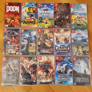 Switch games 15隻 全部有中文