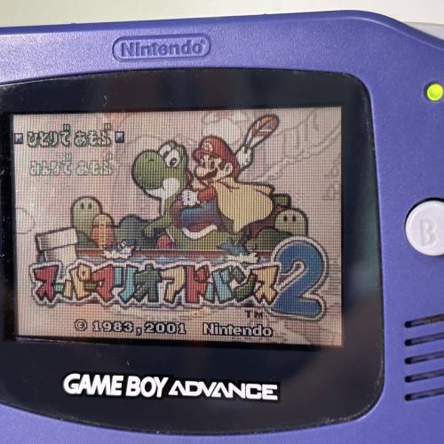 Gameboy gba 全正常 深藍 任天堂 Nintendo game boy advance中古 懷舊 遊戲