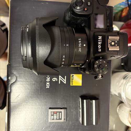 Nikon z6 + 24-70 f4 kit + 32gb XQD card (行貨有盒有單過保)