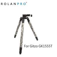 Nylon Tripod Protection Camouflage Coat For Gitzo GK1555T - Gray Camouflage