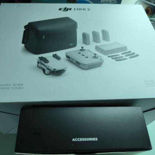 DJl mini2 原裝紙盒&連接線x2