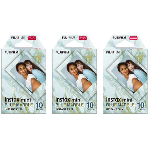 [DJS LIFESTYLE] FUJIFILM INSTAX MINI INSTANT FILM (BLUE MARBLE) 富士即影即有菲...