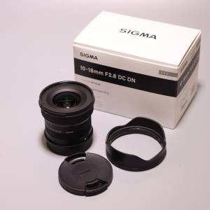 近全新 Sigma 10-18mm F2.8 for L-mount Leica L CL TL SL Panasonic S1 S5 S9 BF ...