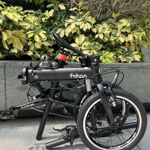 FNHON KA1609 9速 中空餅 16吋 鋁合金 折叠車 送水架前後蛙燈叮叮