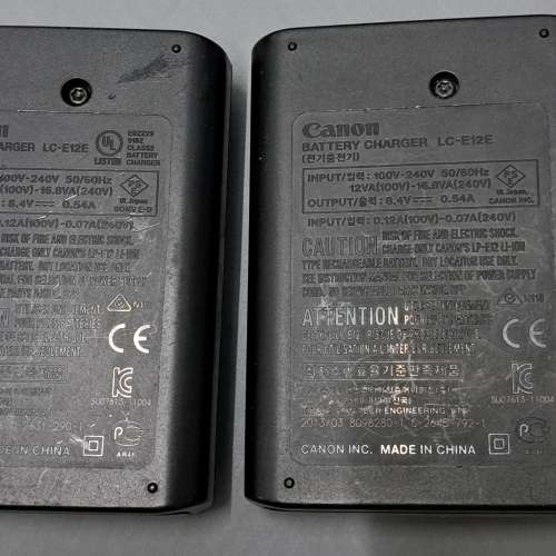 Canon LP-E12 原廠充電器