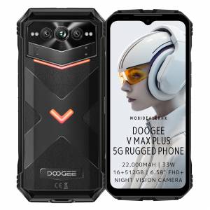 全新(New) • Doogee V Max Plus 5G 三防手機《6.58" FHD+, 16+512Gb, 32+200/20/1...