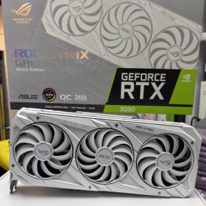ASUS ROG STRIX RTX 3090 顯示卡 白色 三日免費試玩 旺角門市交收試卡 另有 5090 5...