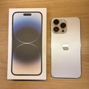 蘋果店換來全新機 99%New iPhone 14 Pro Max 128GB 鋃色，電池100% 全套有盒有單，...