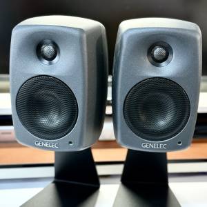 99%新香港行貨真力Genelec 8020 DPM 專業監聽喇叭一對(長保養）