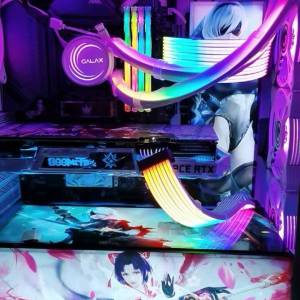 第 10 代 Intel® Core™ i7 處理器 台式水冷電競RGB 電腦主機，高配16G 記憶體，4G...