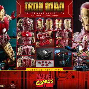 Hot Toys CMS 08 D38 Iron Man The Origins Collection 1/6 Deluxe Set