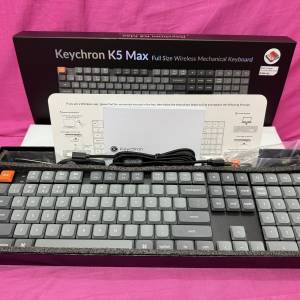 Keychron K5 Max 無線機械式鍵盤 (紅軸白光燈款)