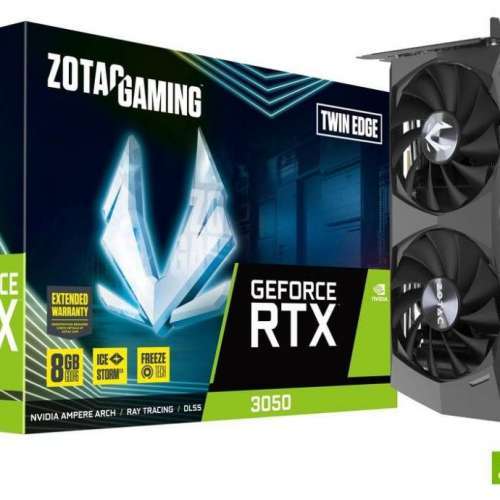 ZOTAC GAMING GeForce RTX 3050 Twin Edge