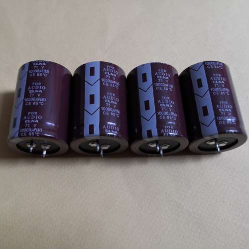 Elna FOR AUDIO 71V 10000UF 電容四個