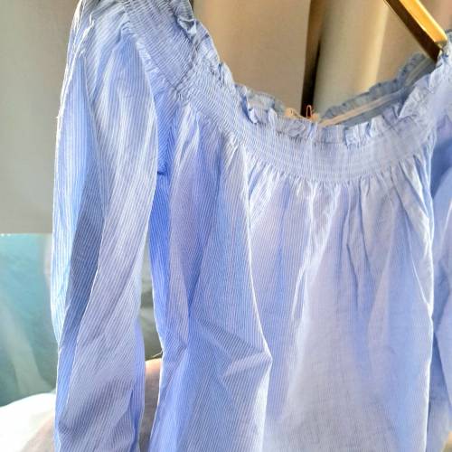 春夏！2著👍美國 直間上衣 off shoulder 一字領 恤衫 Top blouses直間上衣