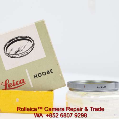 Leica HOOBE E39 Filter Yellow 1 red marking, like-new, essential to Monochrome
