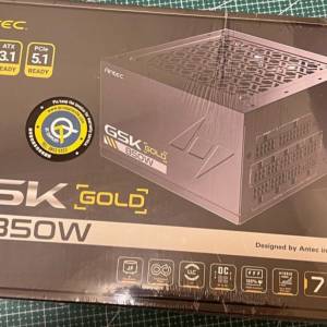 全新香港行貨電腦火牛Antec GSK ATX3.1 850W 80 PLUS Gold Full Modular PSU