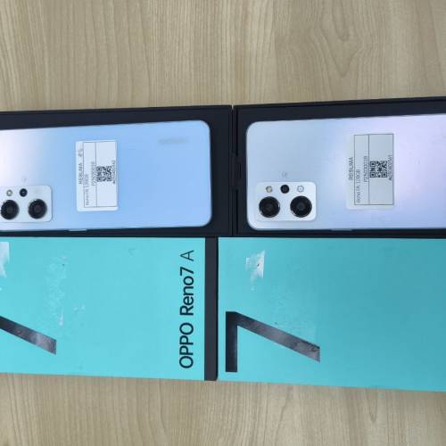 Oppo Reno 7A 128G 打包價2台$650(屏幕老化，透圖透字)有盒，跟手機原裝殼