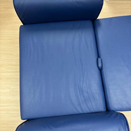 藍色兩人座位沙發