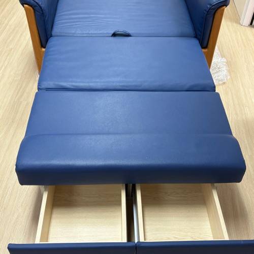 藍色兩人座位沙發