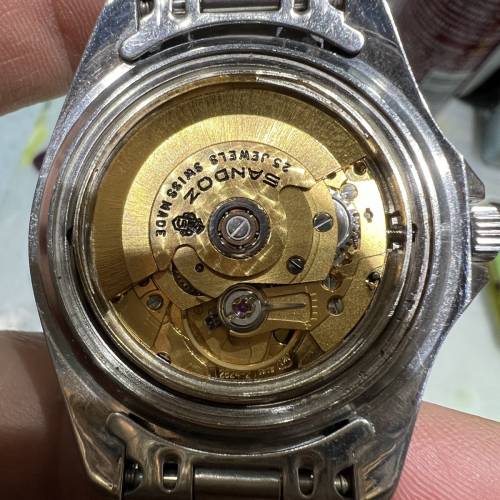 極罕有全完裝中古山度士(Sandoz)百事可樂潛水錶