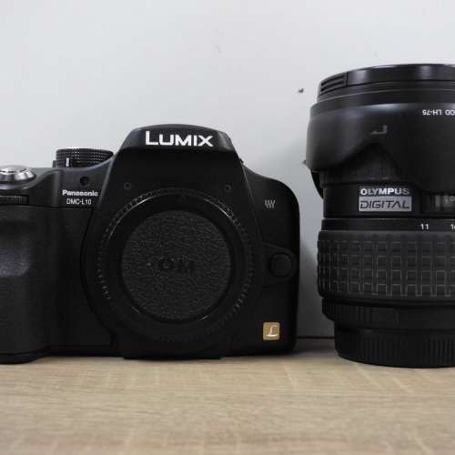 Lumix L10 + Om 10-22mm f2.8-3.5 大 3/4