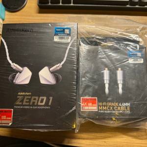 Astell & Kern AK Zero 1 耳機 連全新原裝3.5及4.4線