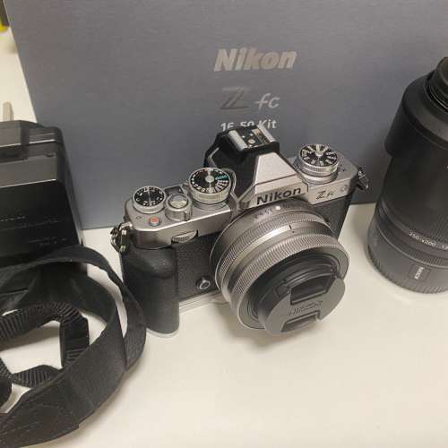 NikonZfc + z16-50 mm + z50-250 mm + smallrig