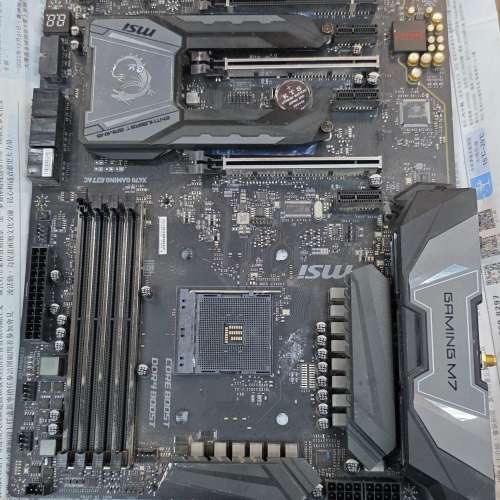 二手 MSI X470 GAMING M7 AC X470 DDR4 AM4 ATX MB