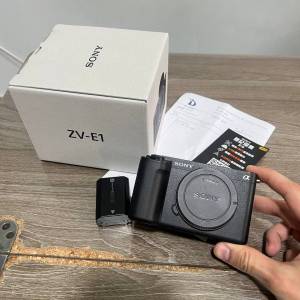 賣極少用 極新淨 行貨過保  Sony ZV-E1 zve1