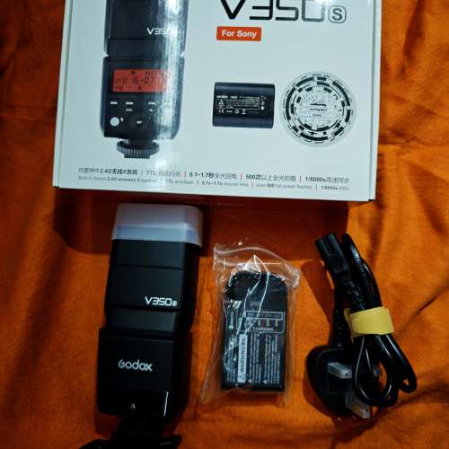 Godox V350 for Sony E ，神牛 有盒有單，配件整齊，有電有充，99%new，100%work，...