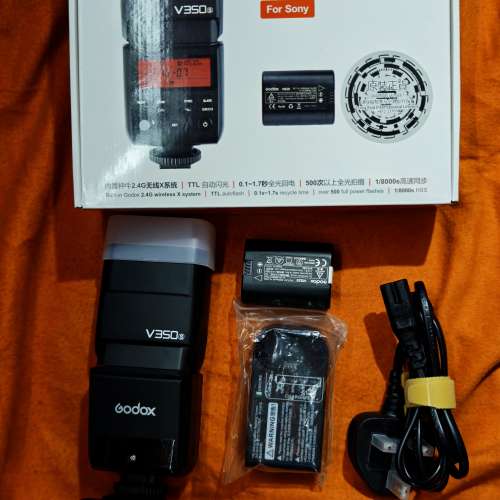 Godox V350 for Sony E ，神牛 有盒有單，配件整齊，有電有充，99%new，100%work，...