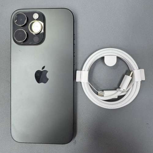 99%New iPhone 16 Pro Max 512GB 黑色 香港行貨 蘋果2025年12月5日 電池100% 有配件...