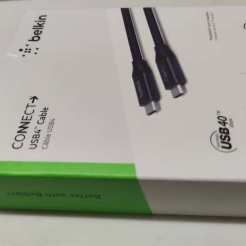 Belkin CONNECT USB4 Cable 0.8m 100W